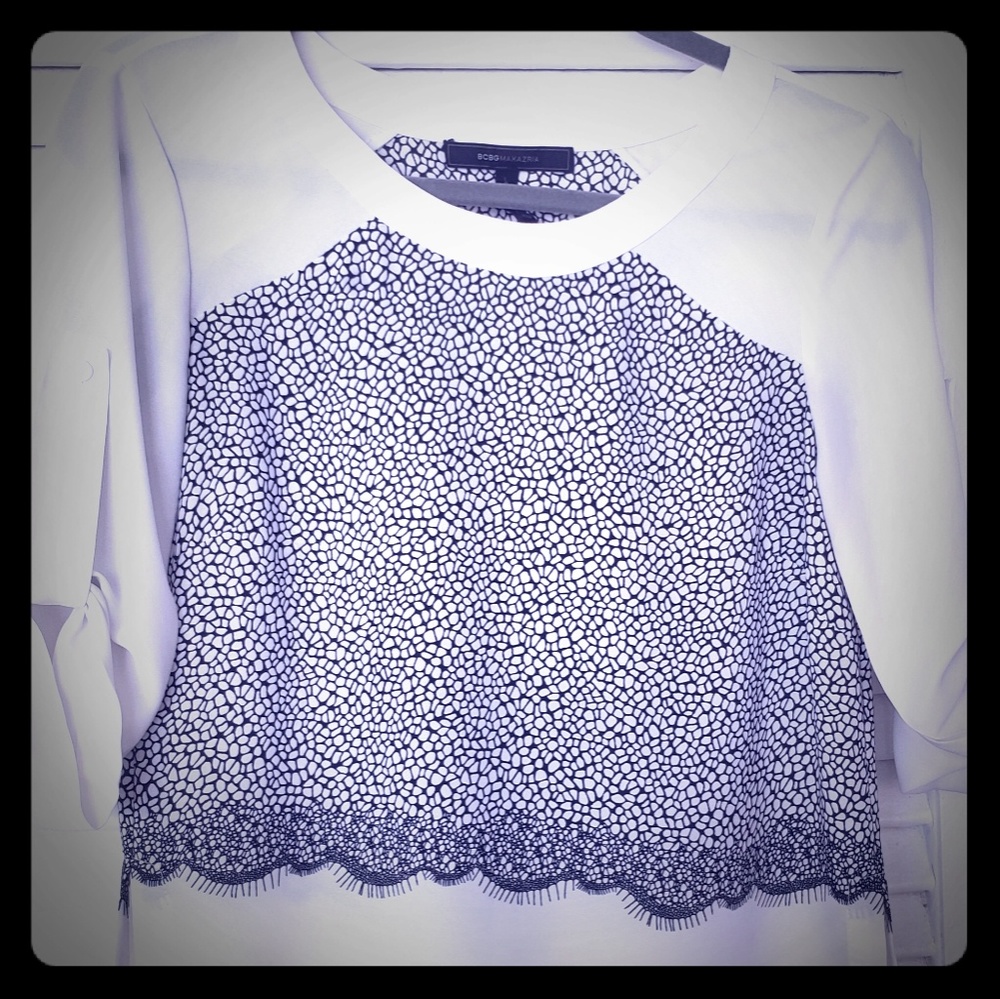 Sheer 3/4 sleeve lightweight dress Blouse